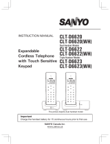Sanyo Dect 6.0 CLT-D6620 User manual