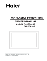 Haier P46C6A-A1 Owner's manual