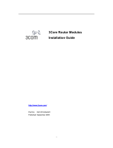 3com 3C13886 - Router OC-3 ATM SML Flexible Interface Card Installation guide