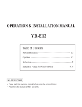 Haier YR-E12 Operation & Installation Manual