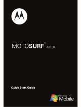 Motorola MOTOSURF A3100 Quick start guide