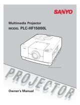 Sanyo QuaDrive PLC-HF15000L Owner's manual