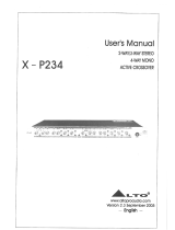 Alto X-P234 User manual