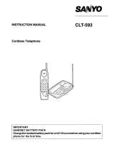Sanyo CLT-593 User manual