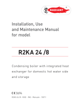 Radiant R2KA 24 /8 Installation, Use And Maintenance Manual