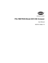 Hach POLYMETRON 8810 ISE User manual