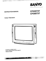 Sanyo CP29ST3T User manual