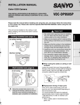 Sanyo VDC-DP9584S Installation guide