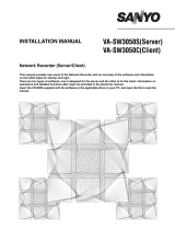 Sanyo VA-SW3050S Installation guide