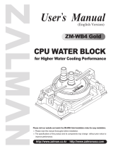 ZALMAN zm-wb4 gold water cooling cpu block User manual