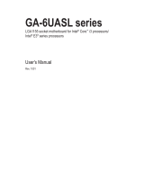 Gigabyte GA-6UASL1 User manual