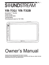 Soundstream VR-732B Owner's manual