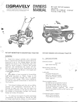 Gravely 21296-40 Owner's manual