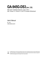 Gigabyte GA-945G-DS3 User manual