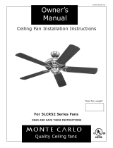 Monte Carlo Fan Company 5LCR52 Series Installation Instructions Manual