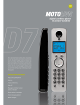 Motorola MOTOLIVN D712 Quick start guide