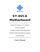 SOYO SY-6VCA User manual