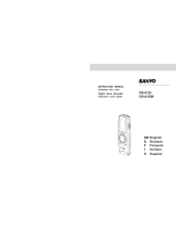 Sanyo ICR-A125M User manual