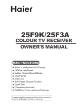 Haier 25F3A User manual