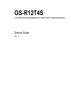 Gigabyte GS-R12T4S User manual