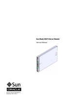 Oracle Sun Blade X6275 User manual