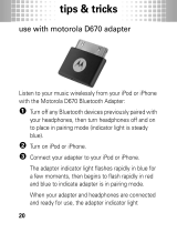 Motorola D670 Tips And Tricks