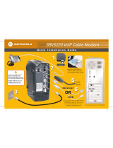 Motorola SBV5220 Quick start guide