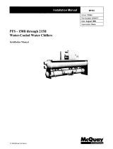 McQuay PFS-180B Installation guide