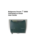 BELGACOM Forum 3000 User manual