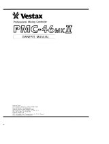 Vestax PMC-46MKII Owner's manual