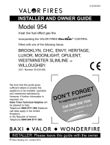 Valor Fires 954 Installer And Owner Manual