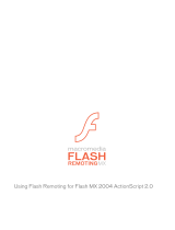 MACROMEDIA FLASH REMOTING MX Use Manual