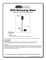 GTO Driveway Alert Installation guide