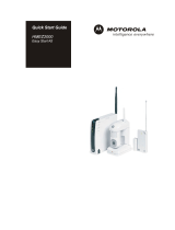 Motorola HMEZ2000 - Homesight Wireless Home Security Monitoring Quick start guide