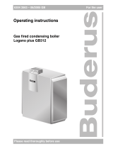 Buderus Logano plus GB312 Operating Instructions Manual
