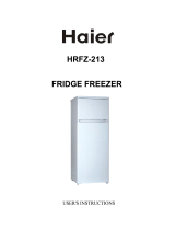 Haier HRFZ-213 User Instructions