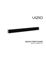 Vizio SB3831-C6M Quick start guide