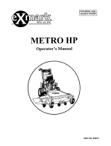 Exmark Metro HP User manual