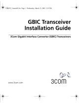3com 3CGBIC97 - Switch 4007 70km Gigabit Enet Gbic Installation guide