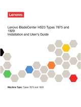 Lenovo BladeCenter HS23 Installation and User Manual