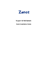 Zonet Technology ZFS3016B User manual