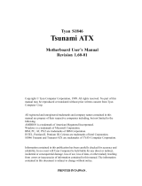Tyan TSUNAMI ATX User manual
