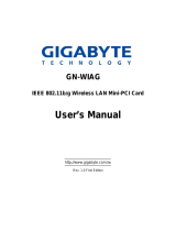 GIGA-BYTE TECHNOLOGY GN-WIAG User manual