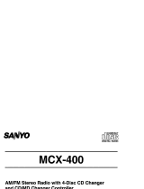Sanyo MCX-400 User manual