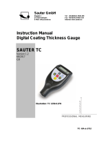 sauter TC 1250-0.1 F User manual