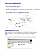 Knoll HD225 Firmware Upgrade Instructions