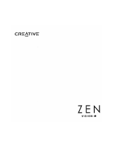 Creative Zen Portable Media Center User manual