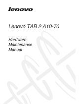 Lenovo Tab 2 A10-70 Hardware Maintenance Manual