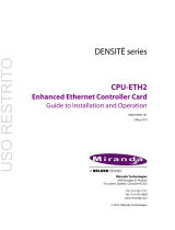 Miranda CPU-ETH2 Manual To Installation And Operation