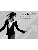 Nextar MA933A-1R - 1 Gig MP3 Player User manual